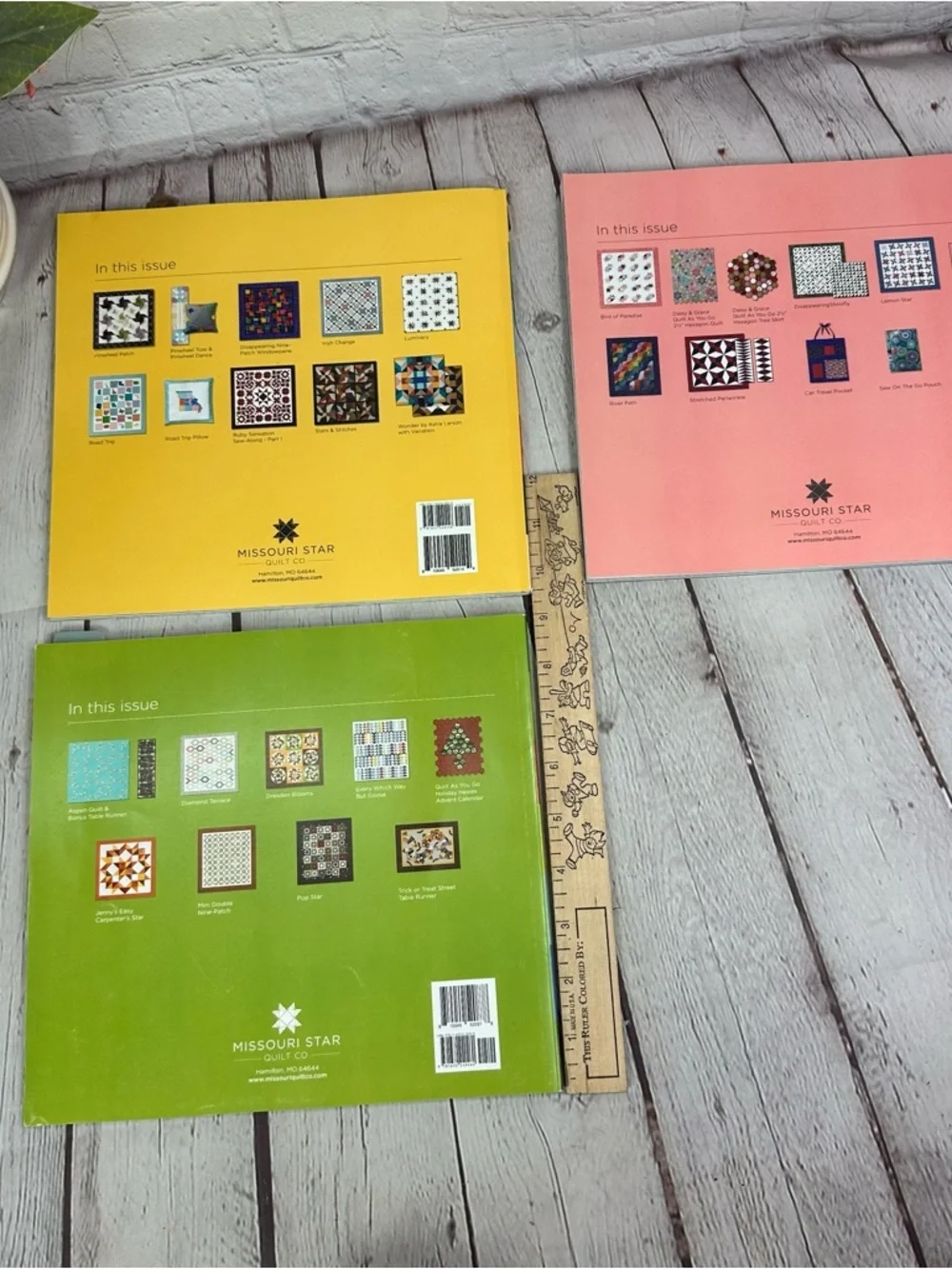 2020 Missouri Star BLOCK Quilt Idea Books - Set of 3 handmade cottagecore